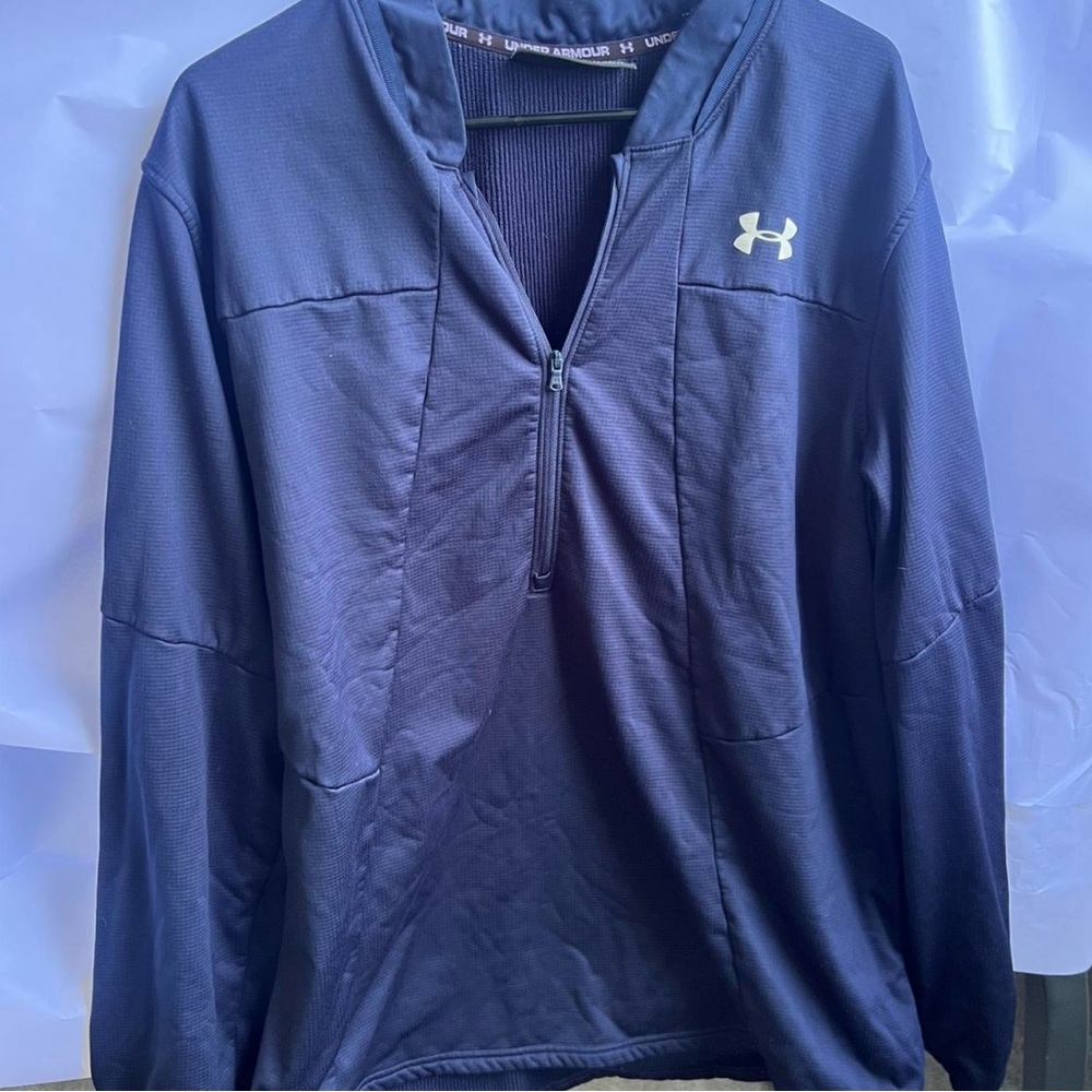 Under Armour Dark Blue Quarter-Zip Top